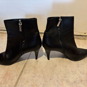 Roberto Cavalli dress heels classic shoes pointed toe Ankle Boot leather bootie